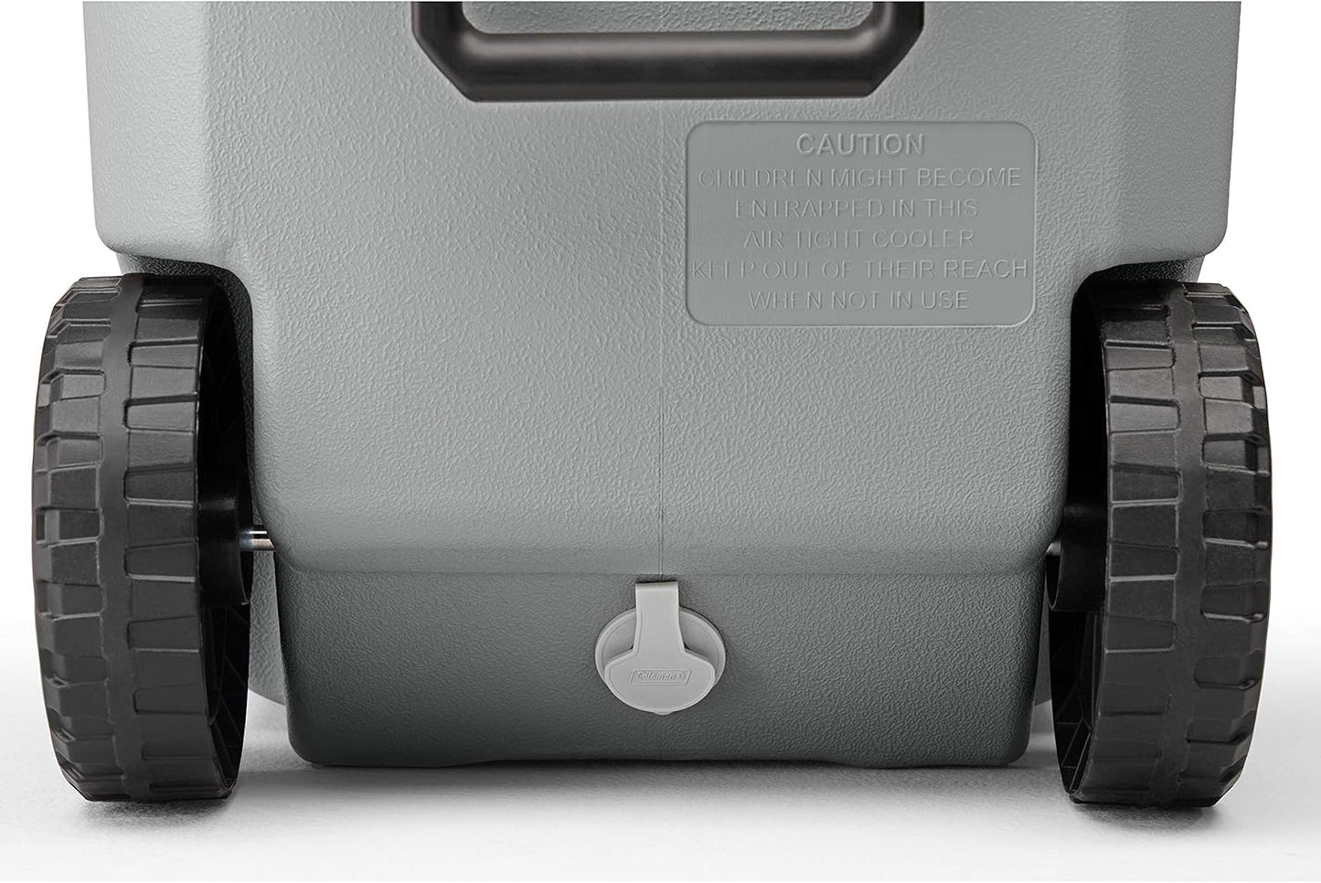 Coleman Insulated Portable Rolling Cooler with Wheels, Leak-Proof Outdoor Hard Cooler, Keeps Ice for Up to 5 Days, 100 Quart