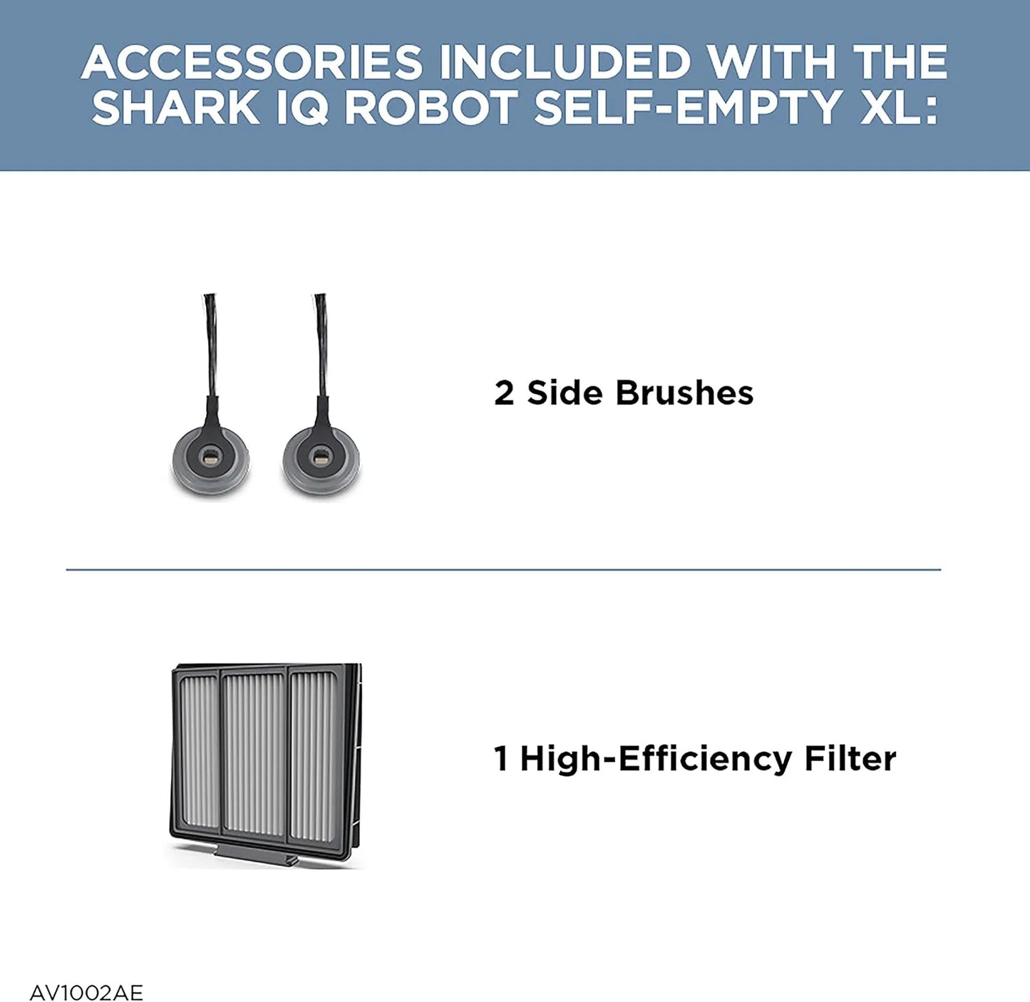 Robot Vacuum & Mop Combo, Powerful Suction, Matrix Plus, 60-Day Debris Capacity, HEPA Bagless Self Empty Base, Sonic Mopping, Home Mapping for Pet Hair - Carpets & Hardfloor, AV2610WA