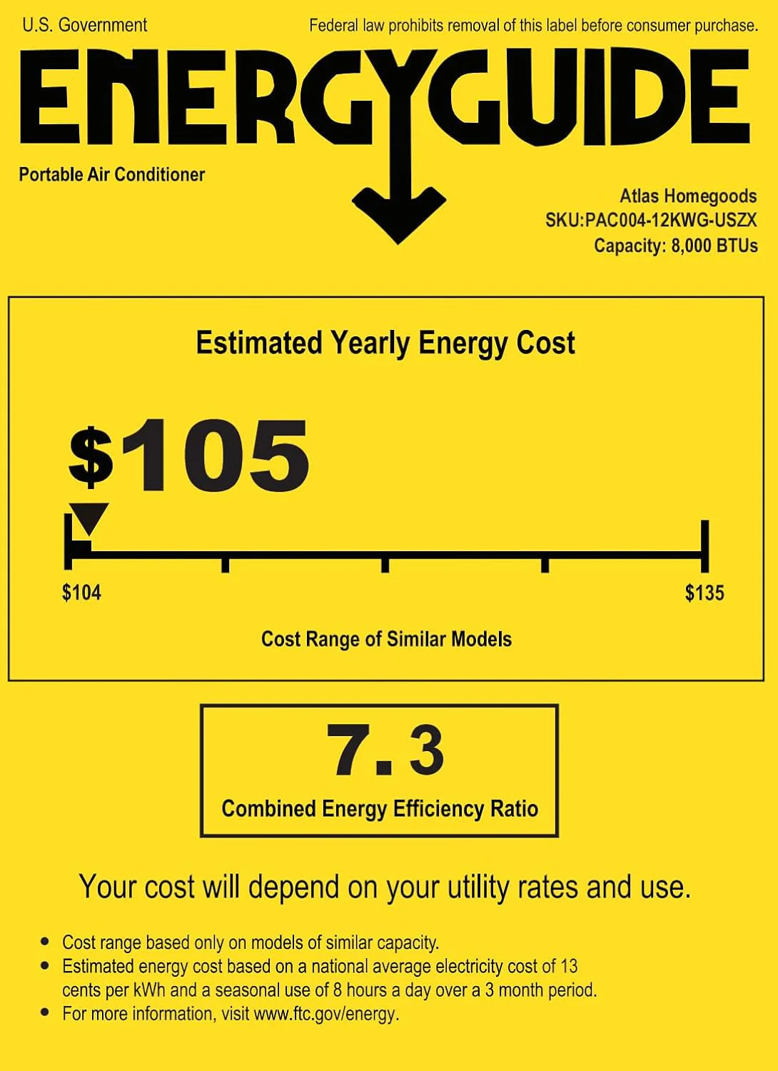 EUHOMY 8,000 BTU Portable Air Conditioners, 4-in-1 Portable AC Unit Up to 350 Sq.Ft, 4 Modes Quiet Air Conditioner with Remote Control, Cool, Fan, Dehumidifier, 24H Timer, Bedroom, Office, Apartments