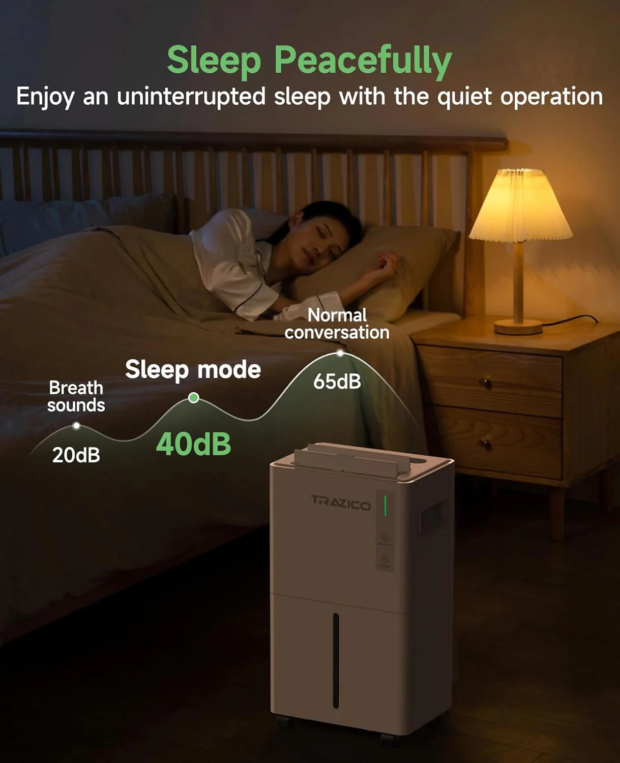 1500 Sq.ft Dehumidifier for Basement 21 Pint Dehumidifiers for Home Large Room with Drain Hose, Smart Humidity Control, 3 Modes, 24H Timer, Auto Defrost, Ideal for Bedrooms, Bathroom, White