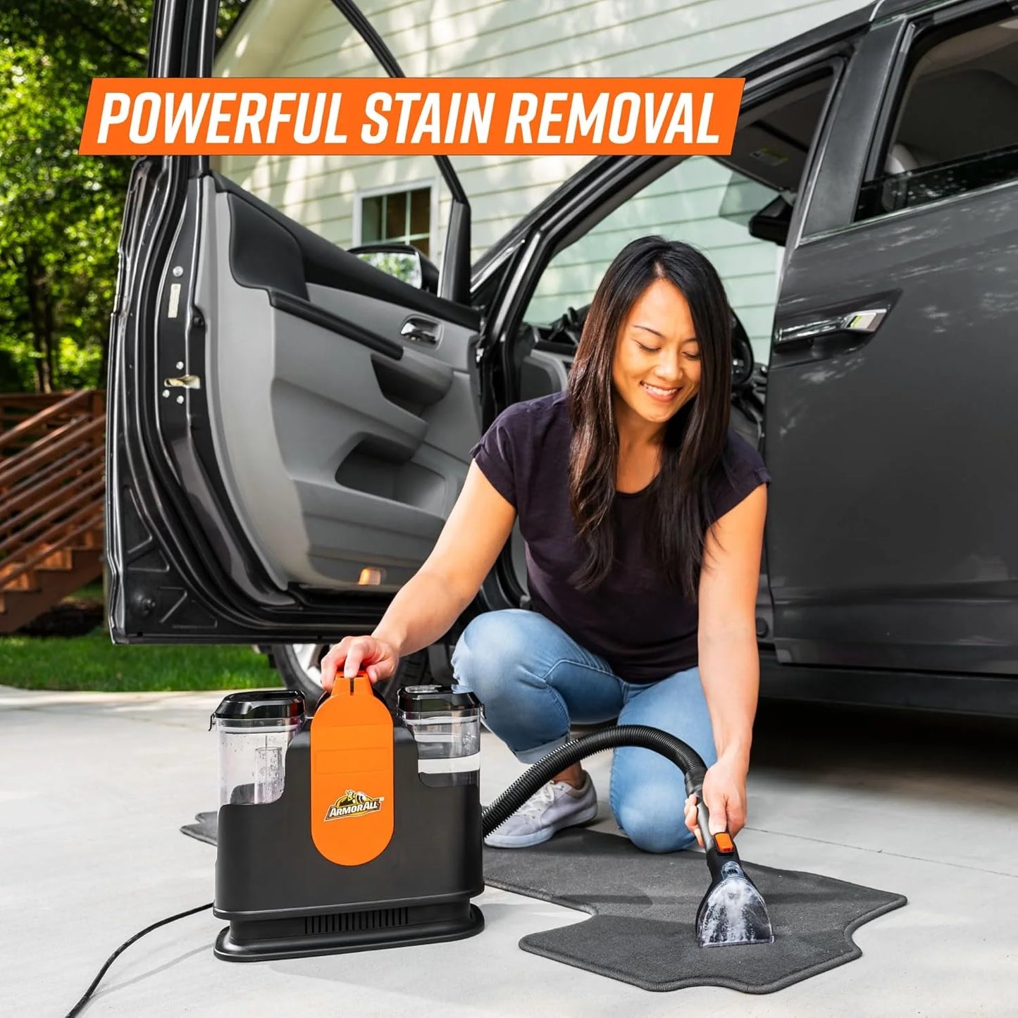 Armor All SCA702 901 Portable Spot Cleaner for Car Cleaning, Carpet & Upholstery Stains