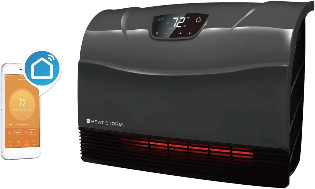 HS-1500-PHX-WIFI Infrared Heater, Wifi Wall Mounted