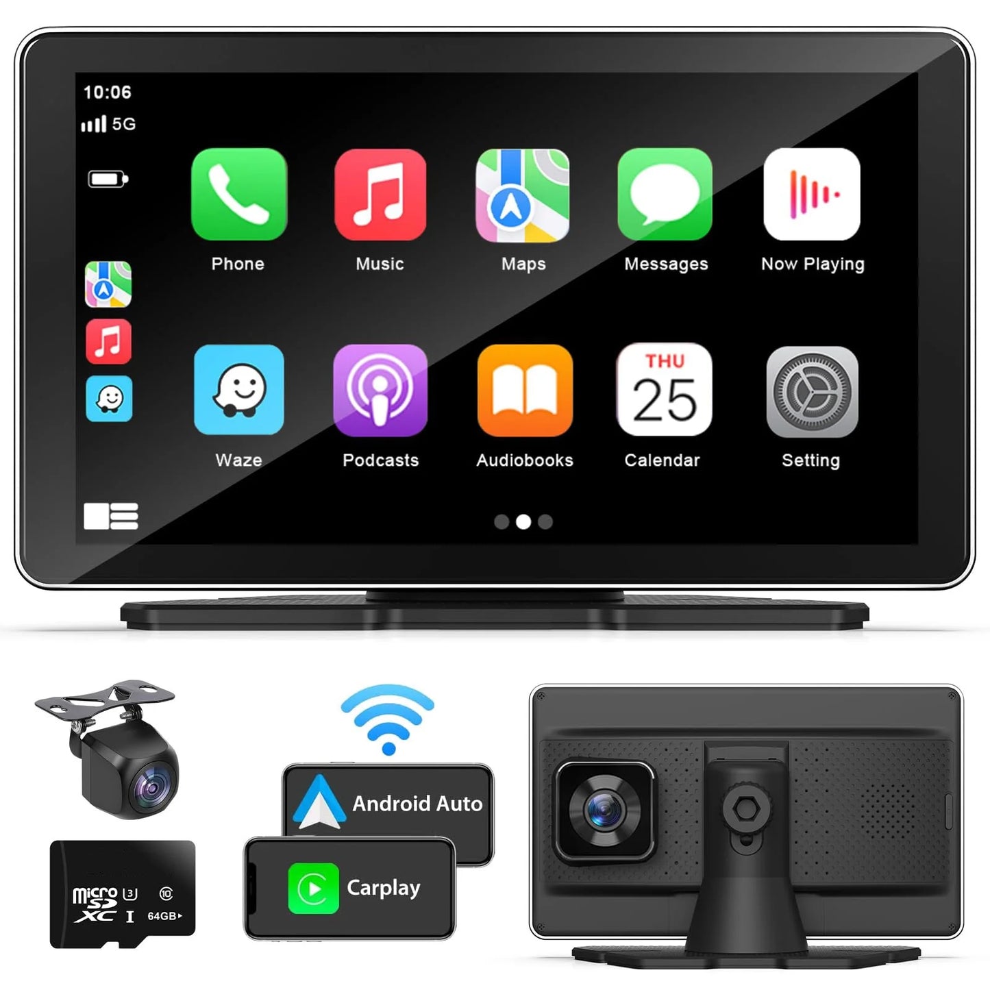 Carplay Screen for Car, 7''