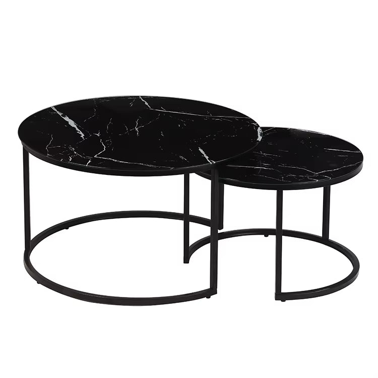 Elegant Nordic Coffee Table Set – Modern Center Table