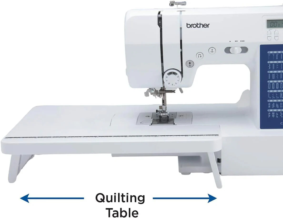 Brother CS7000X Computerized Sewing and Quilting Machine, 70 Built-in Stitches, LCD Display, Wide Table, 10 Included Feet