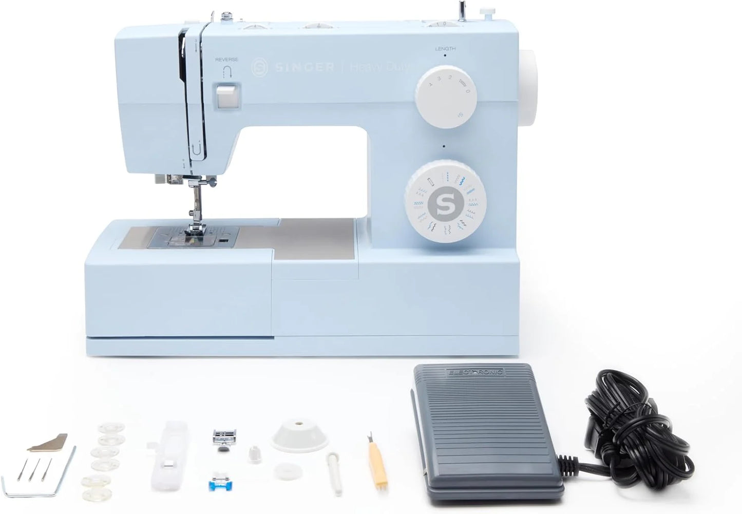 Heavy-Duty 4423 High-Speed Sewing Machine (Includes Accessory Kit) 97 Stitches One-Step Buttonhole
