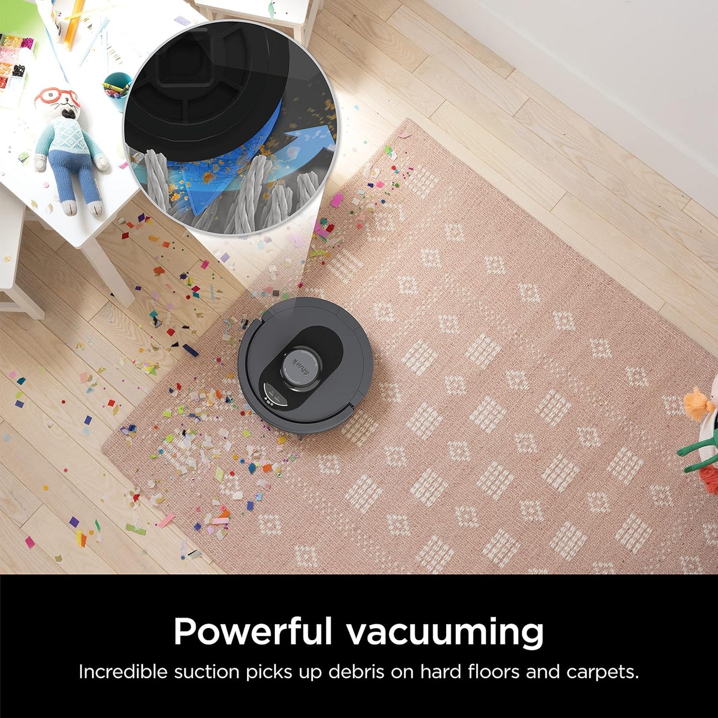 Robotic vacuum cleaner Voice Control Robot Vacuum with Matrix Clean Navigation, Home Mapping, 60-Day Capacity, XL Self-Empty Base for Homes with Pets, Carpet & Hard Floors