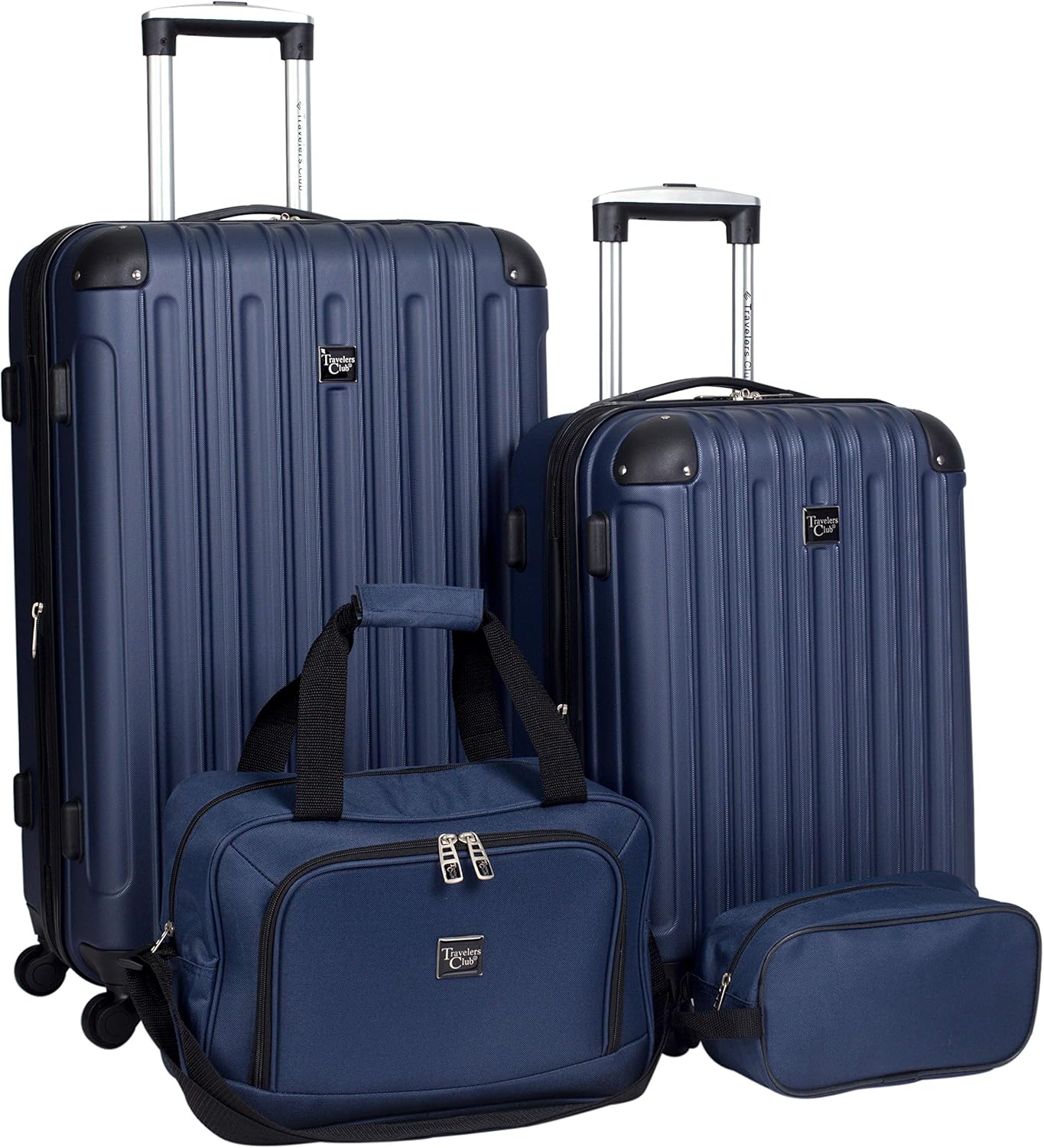 Hardside Travel Luggage, Lilac, Set of 4