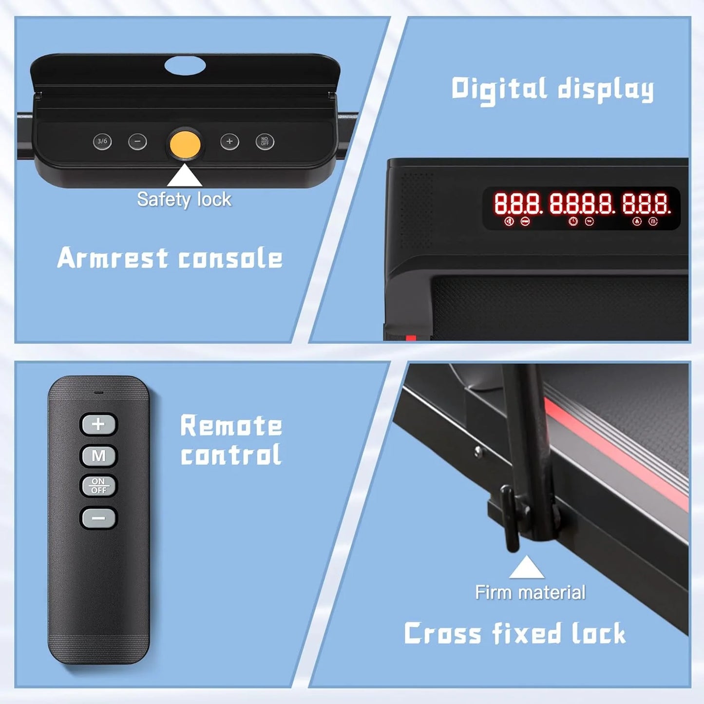 Sperax Walking Vibration Pad with APP, 3 in 1 Under Desk Treadmill, 2.5HP Low Noise Walking Treadmill Pad with Remote Control,Portable Treadmills for Home Office