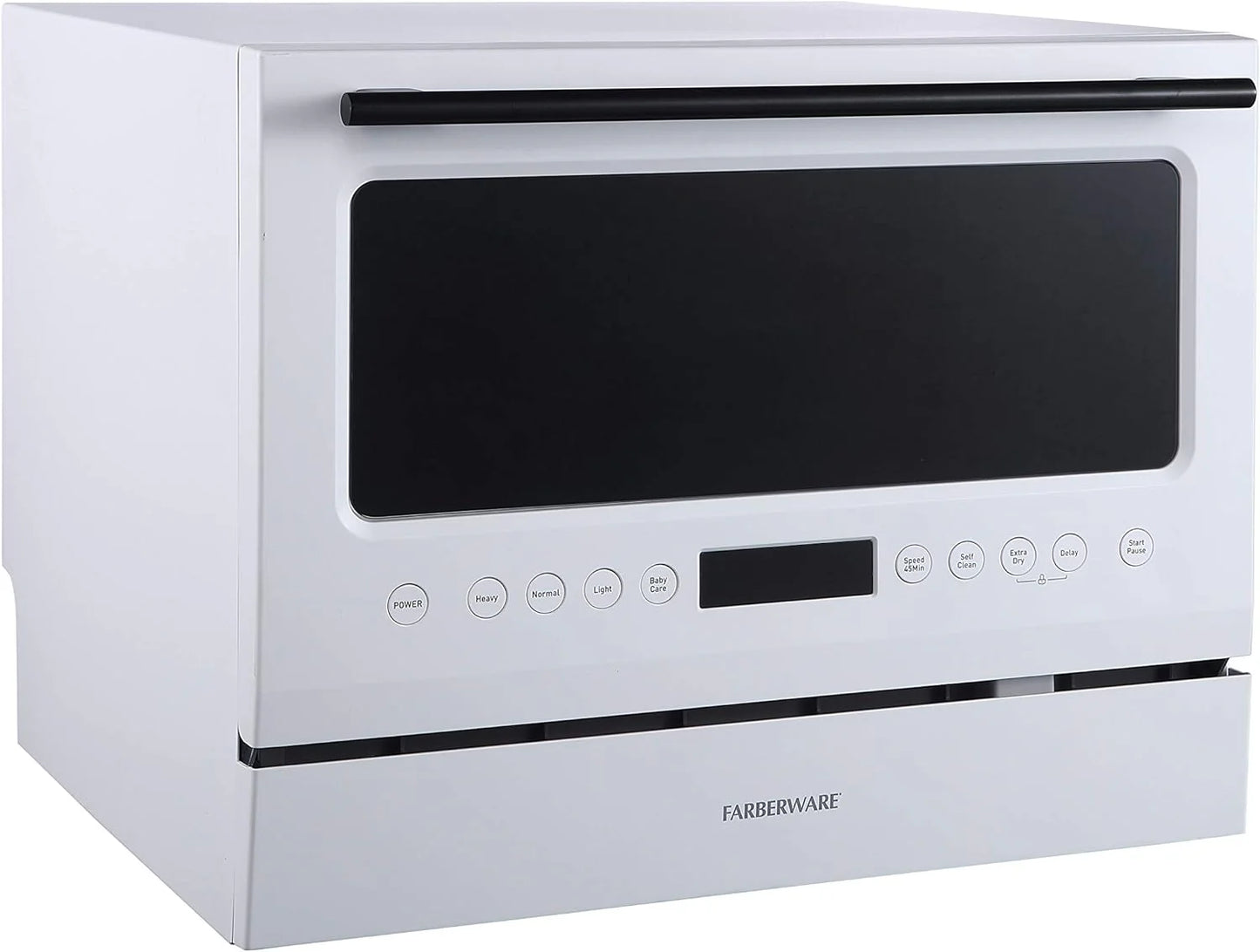 Farberware Compact 6-Station Dishwasher - Portable Mini Countertop Dishwasher