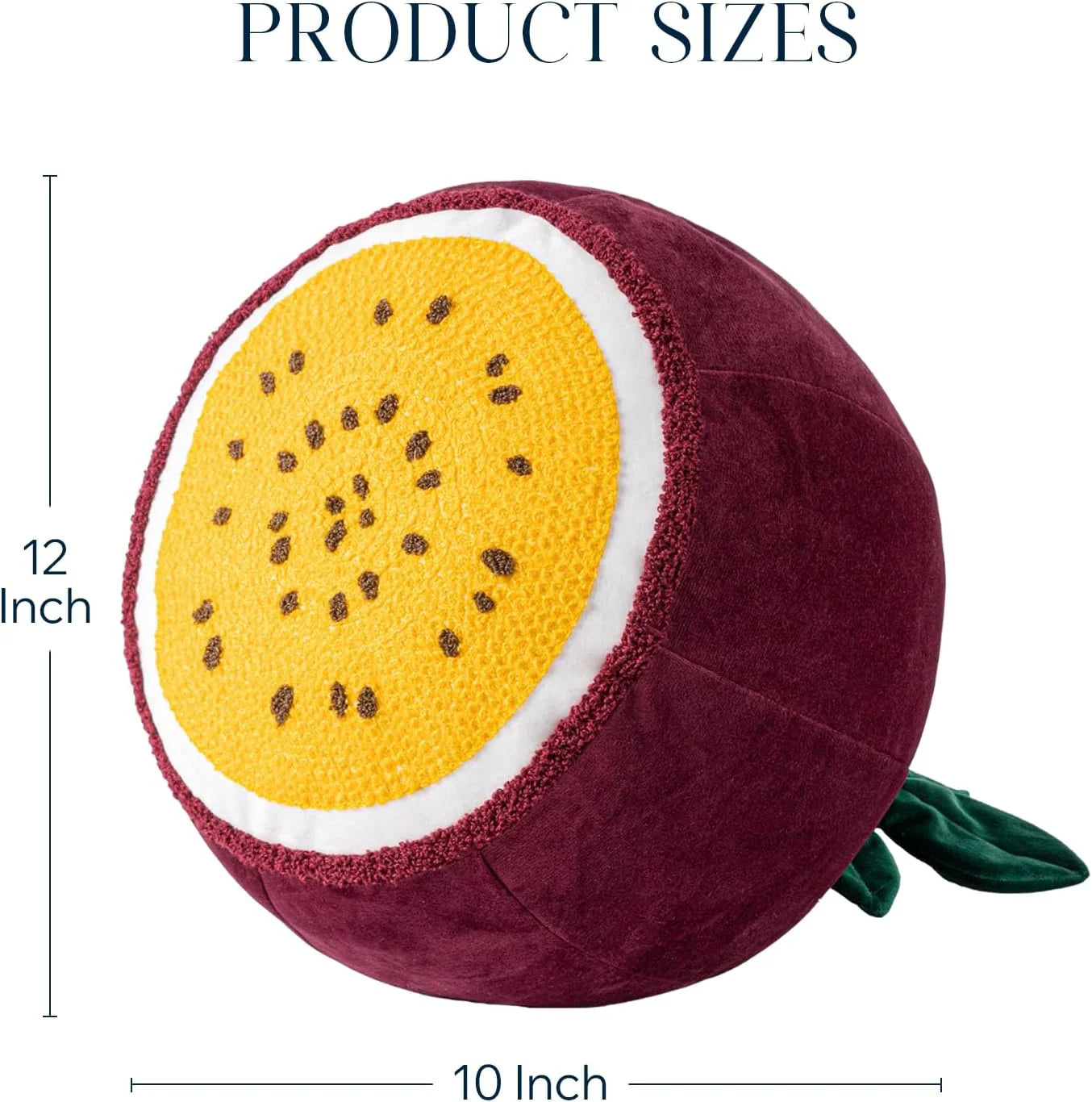 Fruit Shaped Pillows Series Grapefruit Shaped Throw Pillow