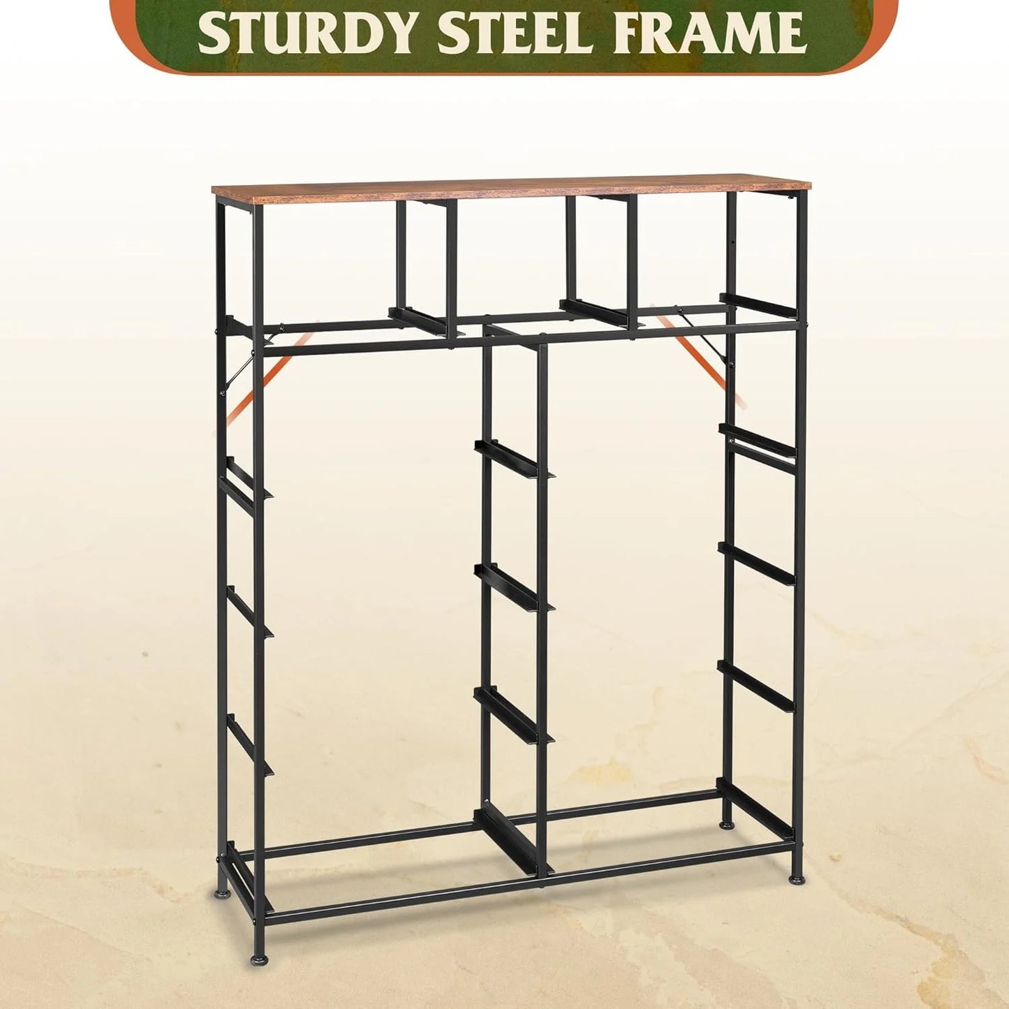 Storage Organizer Unit with 11 Fabric Bins, Storage Drawers Organizer with Steel Frame, Tall Storage Tower Organizaton