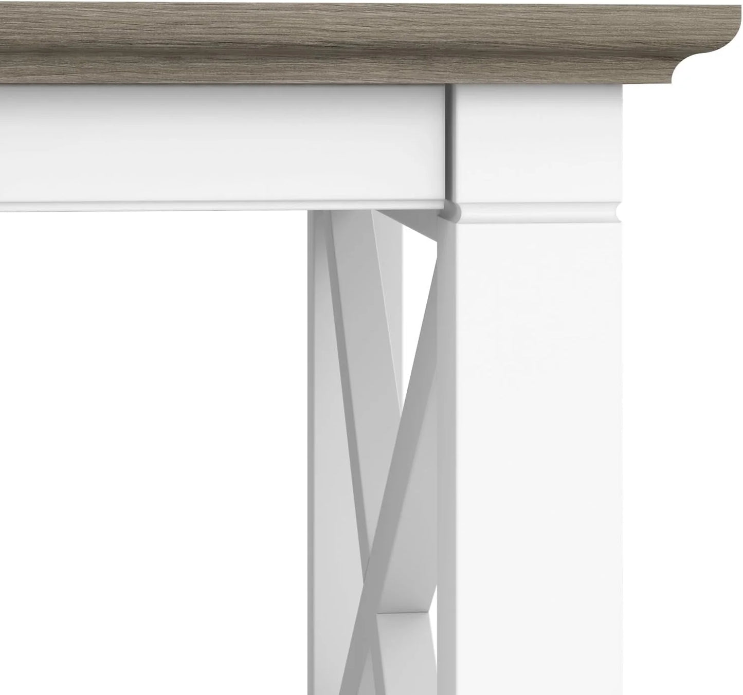 Key West Coffee Table with Storage in Washed Gray
