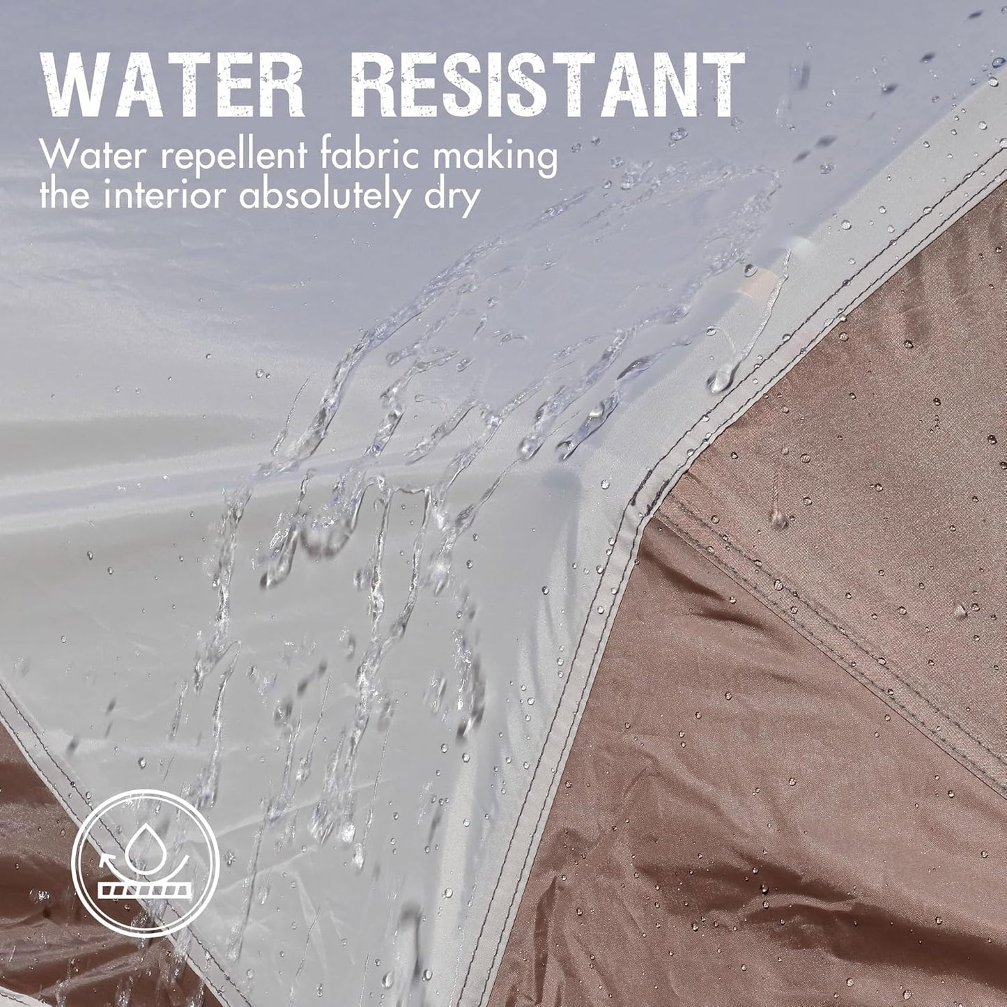 PORTAL 6/8/10 Person Family Camping Tent with Screen Room, Water Resistant Big Tunnel Tent with Rainfly, Large Family Tent for Outdoor Camping, Party