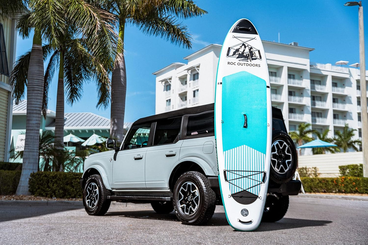 ROC inflatable stand-up paddle board SUP paddle board accessories Anti-slip comfortable deck