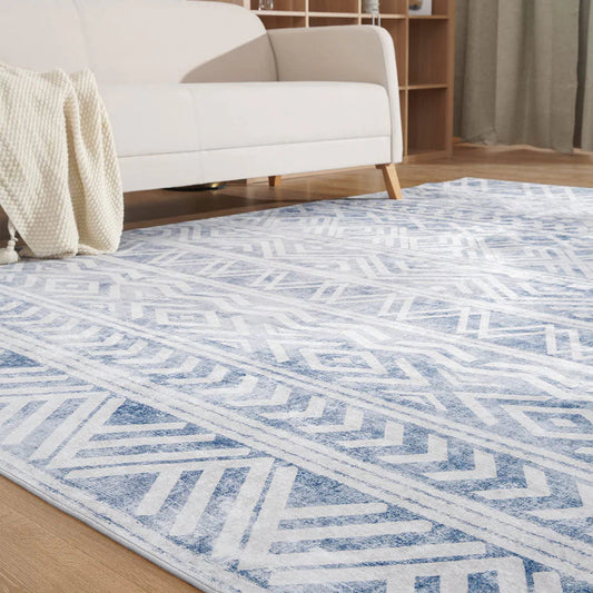 Boho Area Rugs 9x12 Living Room Modern Area Rug Neutral Carpet for Bedroom Decor