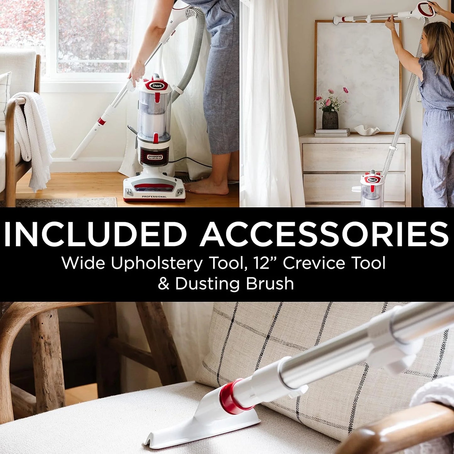 Upright Vacuum Navigator Lift-Away Deluxe with Large Dust Cup Capacity HEPA Filter Swivel Steering Upholstery Tool & Crevice Tool