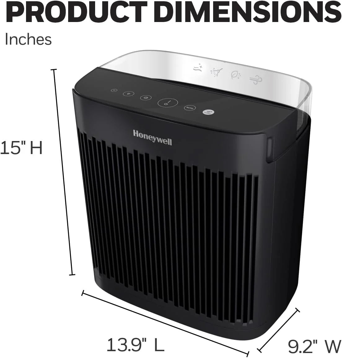 190' Medium-Large Rooms HEPA Air Purifier