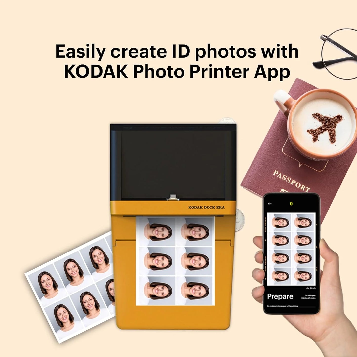 KODAK Dock ERA Plus 4PASS Instant Photo Printer (4x6)
