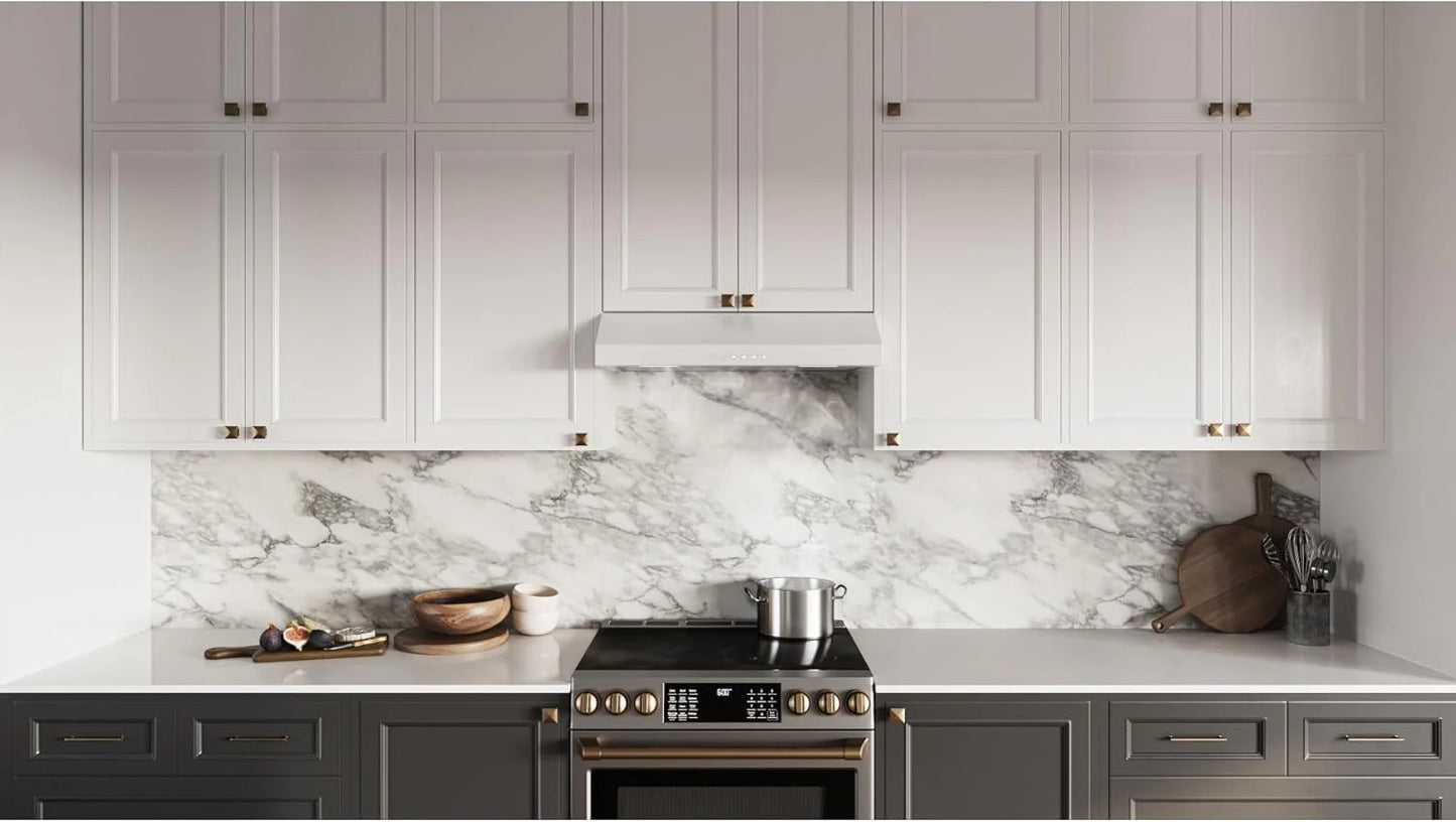 Broan-NuTone Three-Speed Glacier Undercabinet Range Hood with LED Light, ADA Compliant