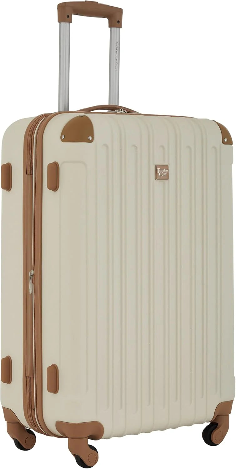 Hardside Travel Luggage, Lilac, Set of 4
