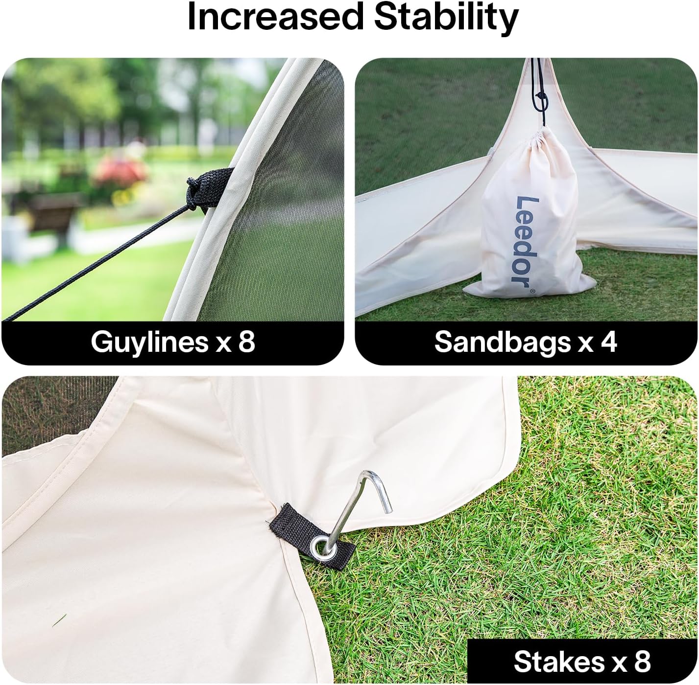 Alvantor Screen House Gazebo, 6-10-15 Person Pop Up Igloo Screened Canopy Tent with Mosquito Netting Sides, Instant UV Resistant Sun Shelter for Garden, Patio, Backyard