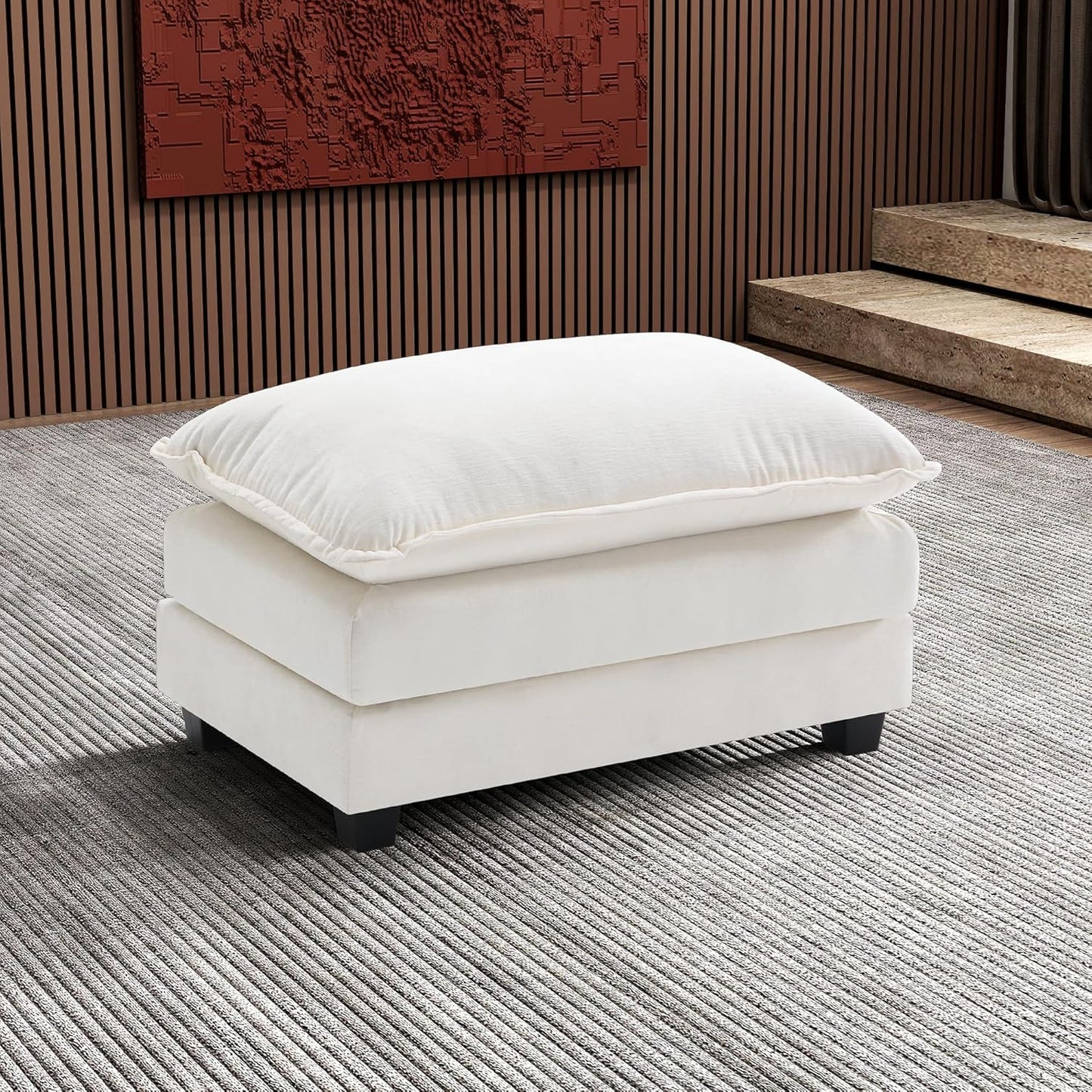 ihanherry 146-inch U-shaped modern sofa modular area cloud sofa