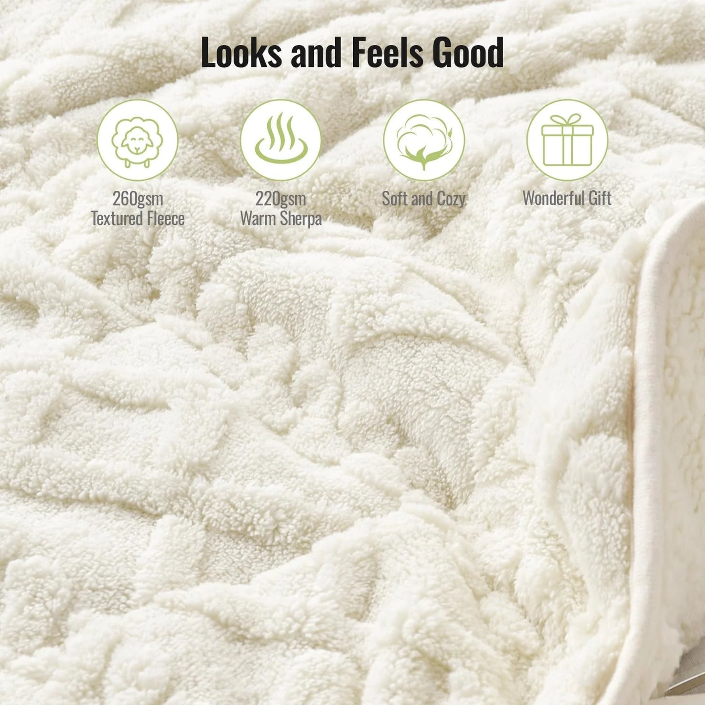 Weighted Blanket for Adults Queen Size 15lbs 60x80 inches