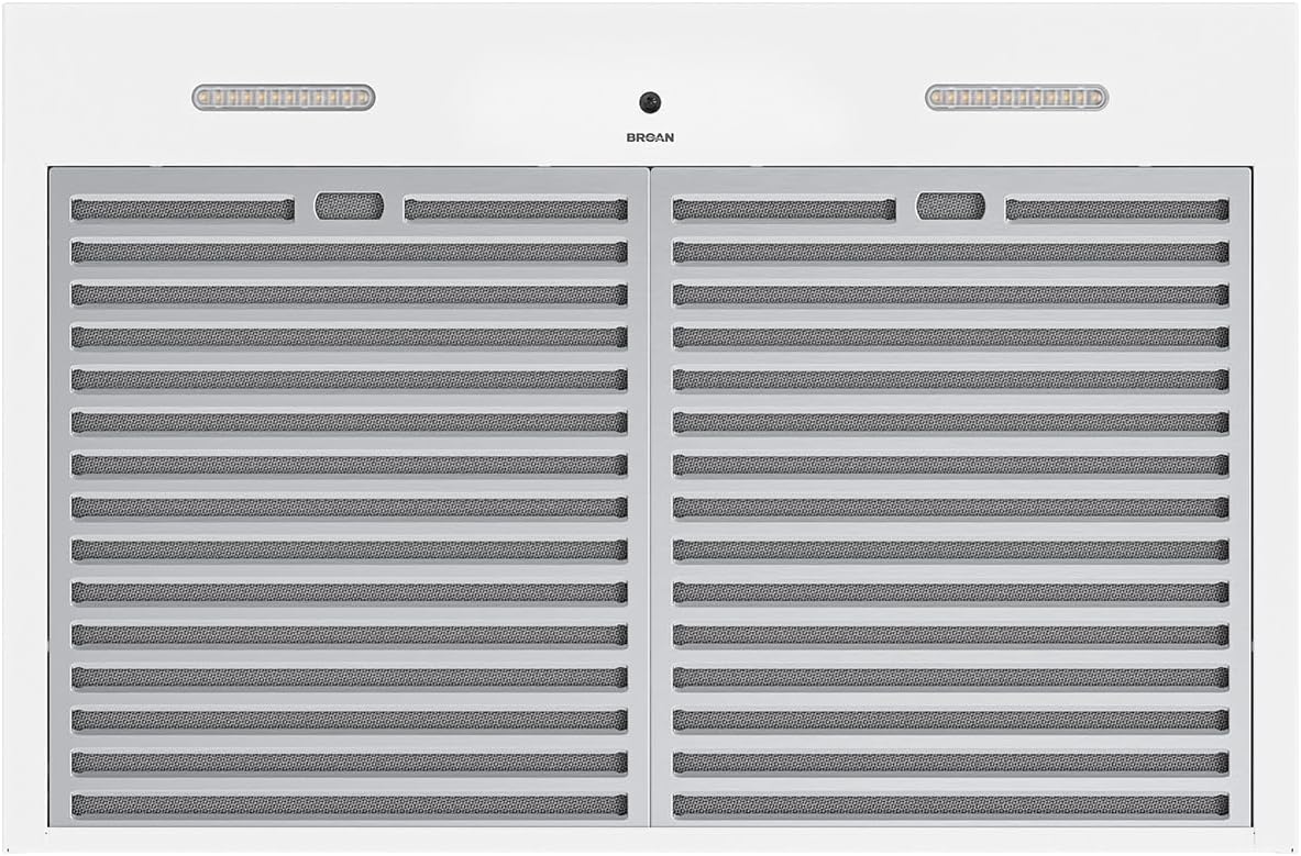 Broan-NuTone Three-Speed Glacier Undercabinet Range Hood with LED Light, ADA Compliant