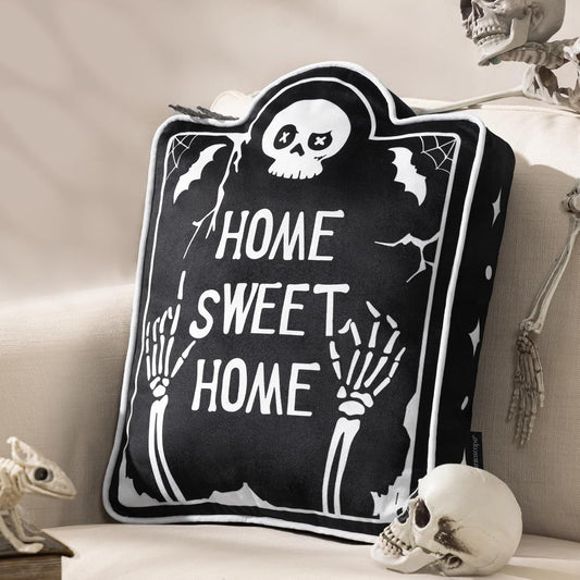 Happy Halloween Shaped Throw Pillow