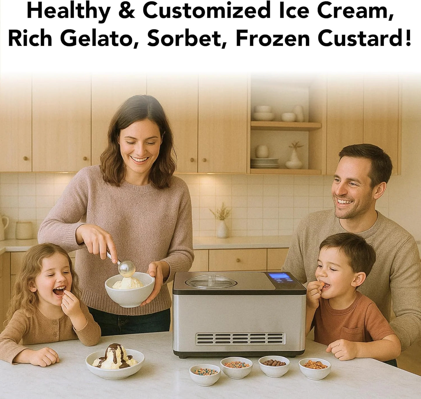 Whynter ICR-300SS 0.5-Quart Stainless Steel Rolled Ice Cream Maker With Compressor