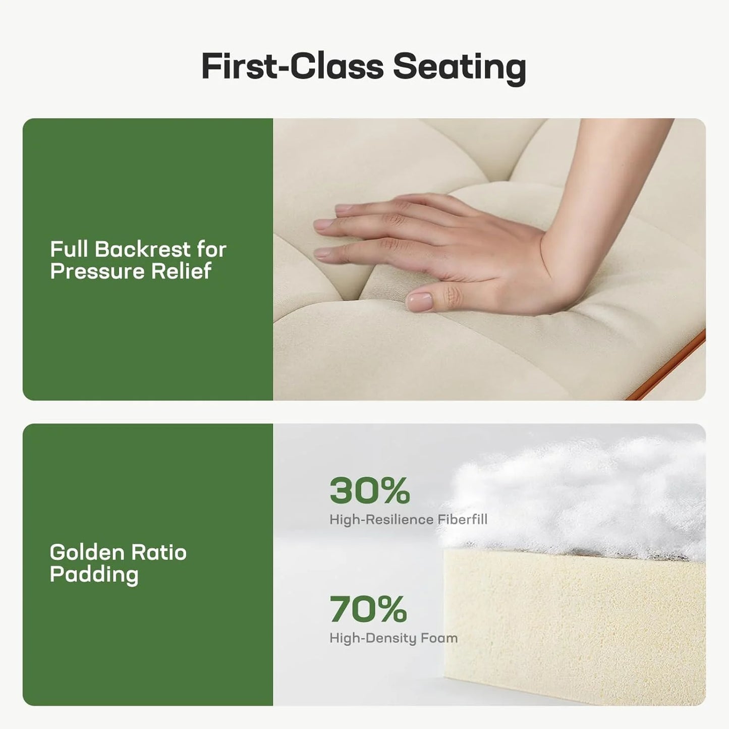 Sofa Bed 3-in-1 Convertible Sleeper Sofa