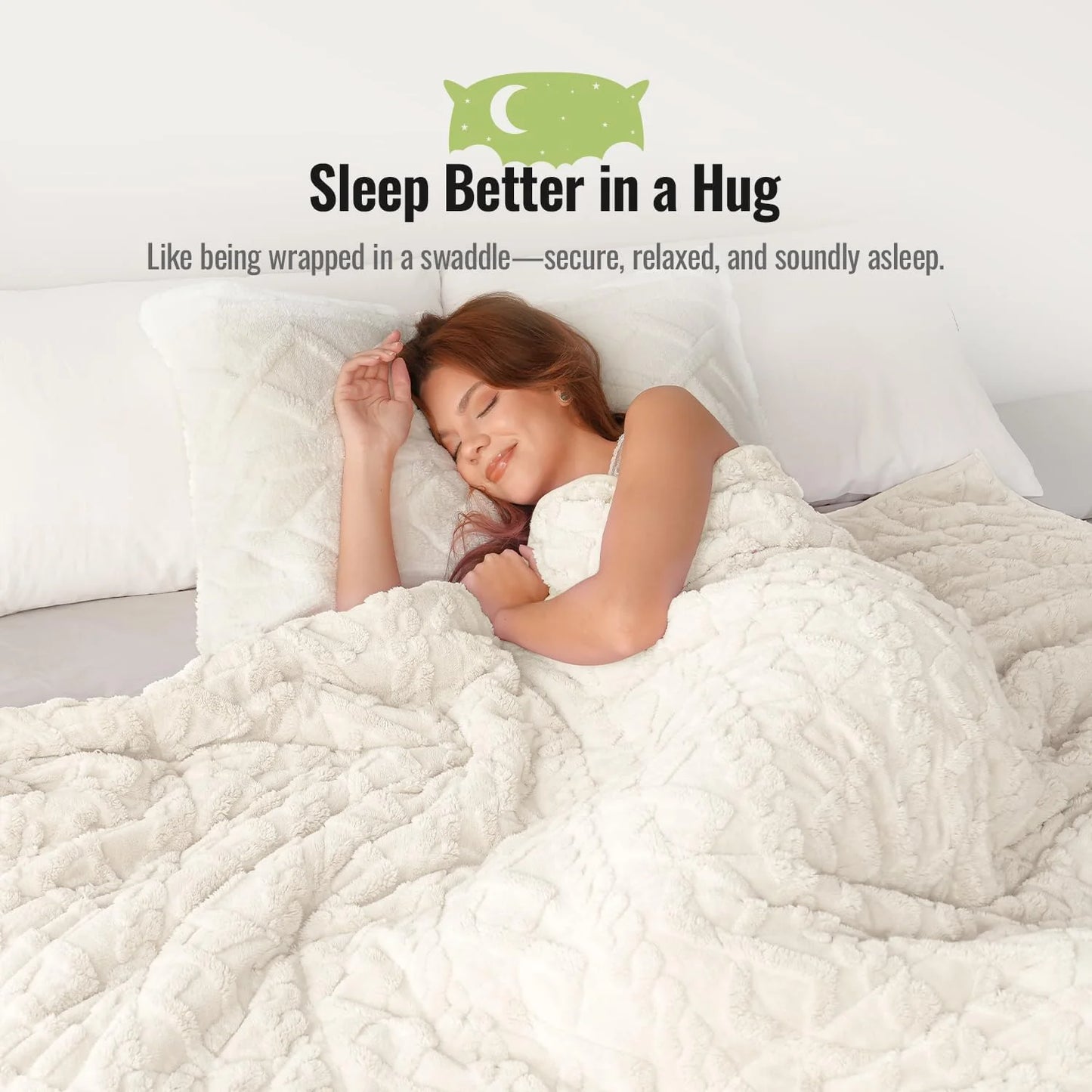 Weighted Blanket for Adults Queen Size 15lbs 60x80 inches