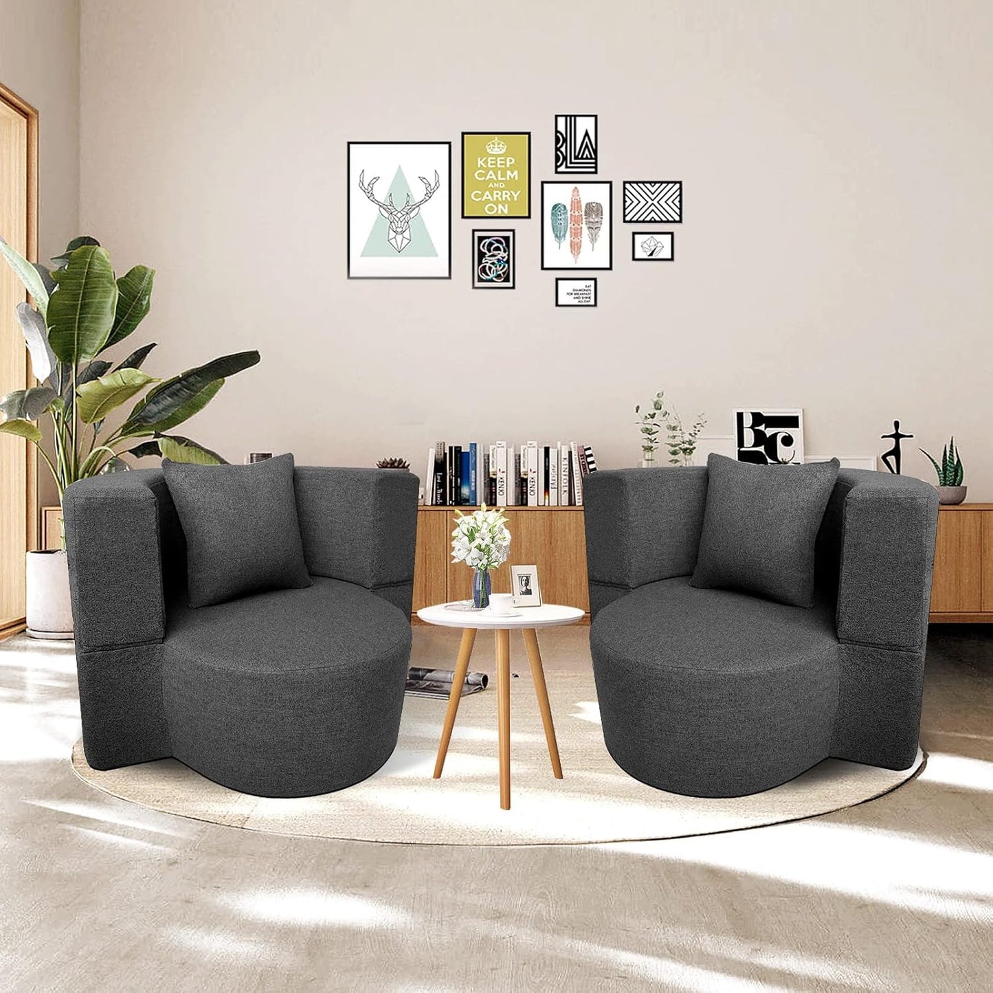 60 inch pull out sofa bed, memory foam sofa with 2 pillows, futon bed, guest bed and pull out sofa,