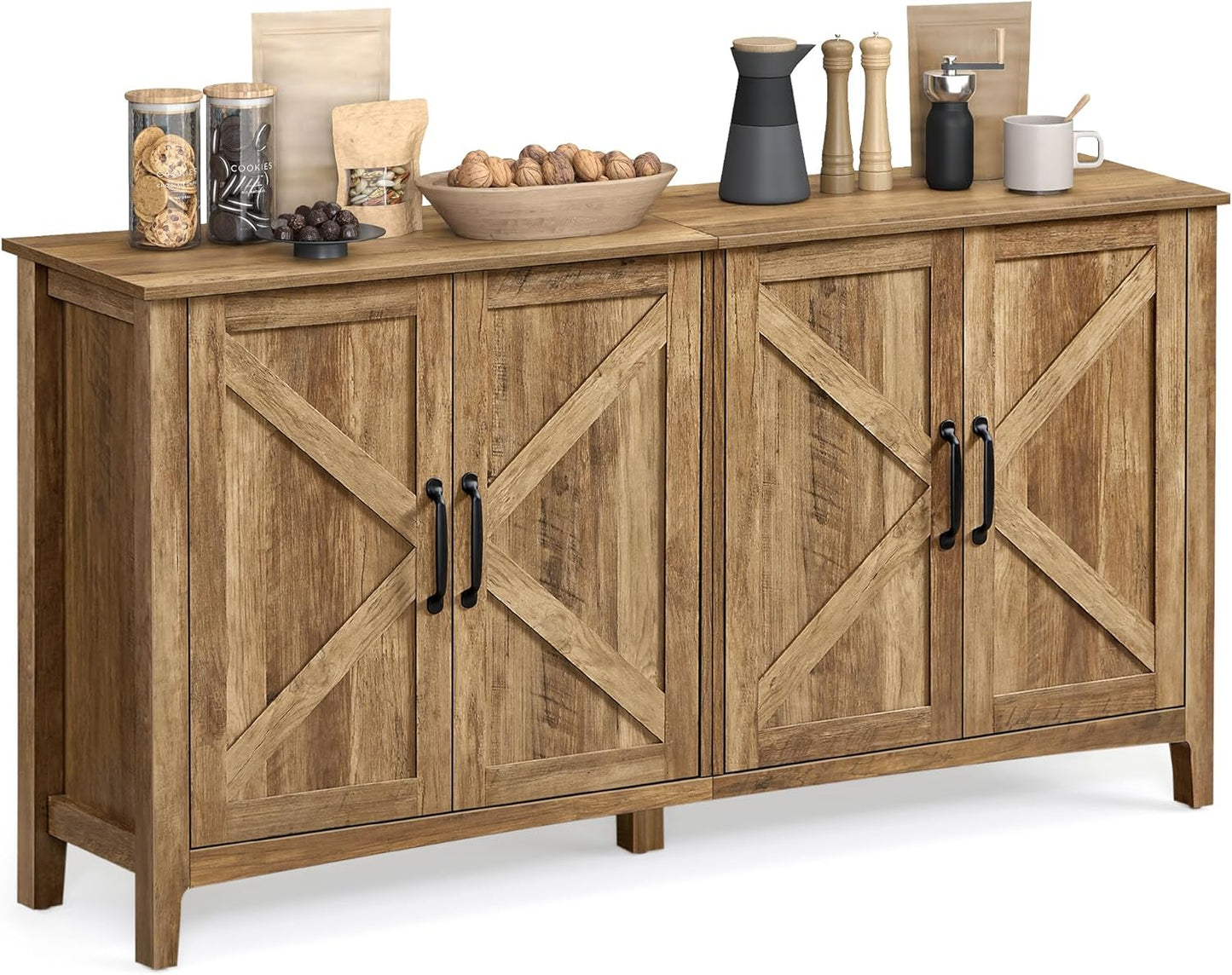 Storage Cabinet Buffet Cabinet with Adjustable Shelves