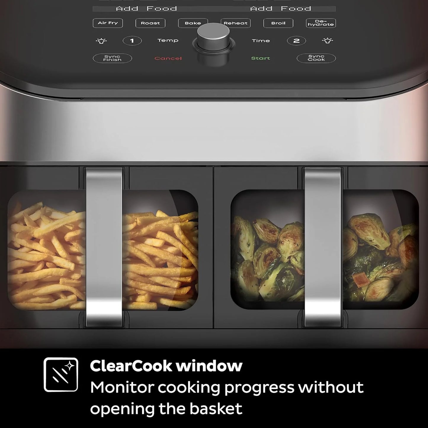 Instant Pot Vortex Plus 6QT Air Fryer with Odor Removal Technology, 6-in-1 Function