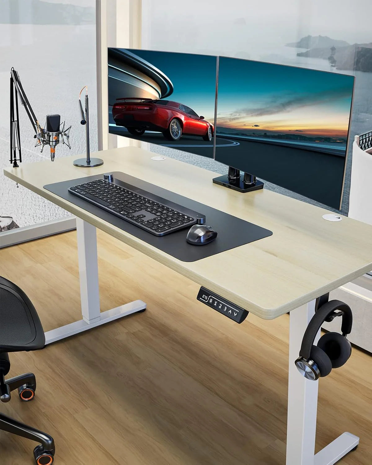 Height Adjustable Electric Standing Desk 47.2 x 23.6 Inches