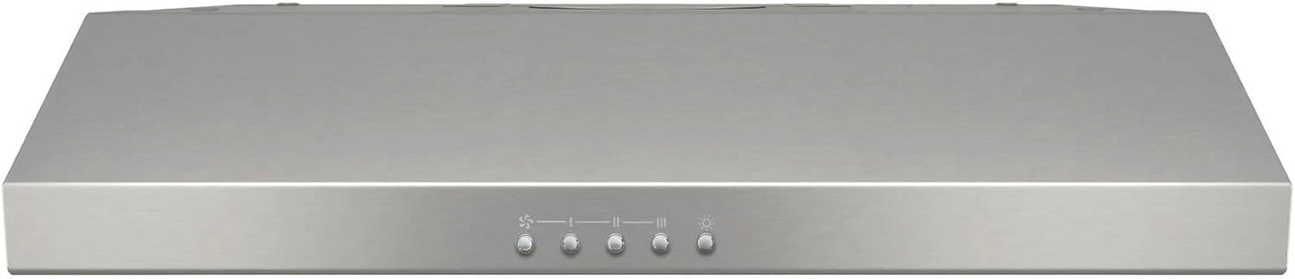 Broan-NuTone Three-Speed Glacier Undercabinet Range Hood with LED Light, ADA Compliant