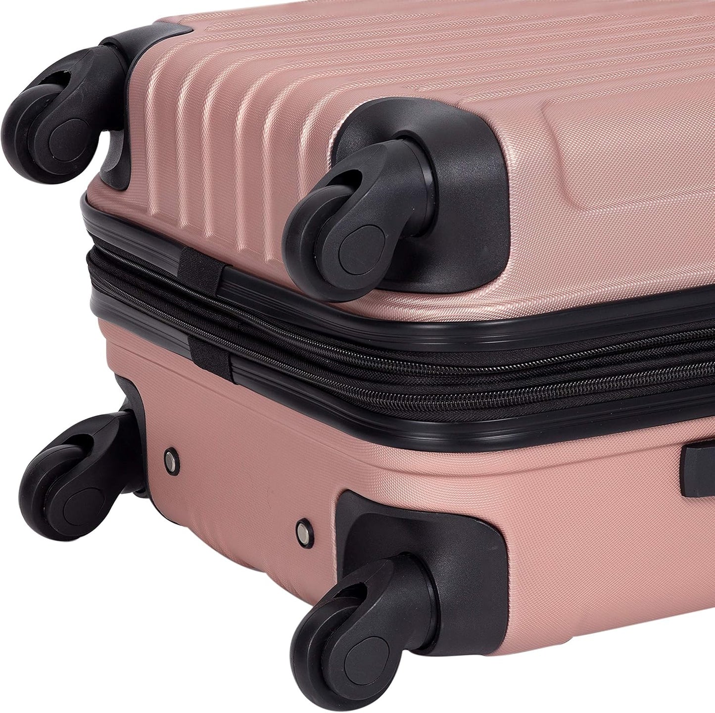 Hardside Travel Luggage, Lilac, Set of 4