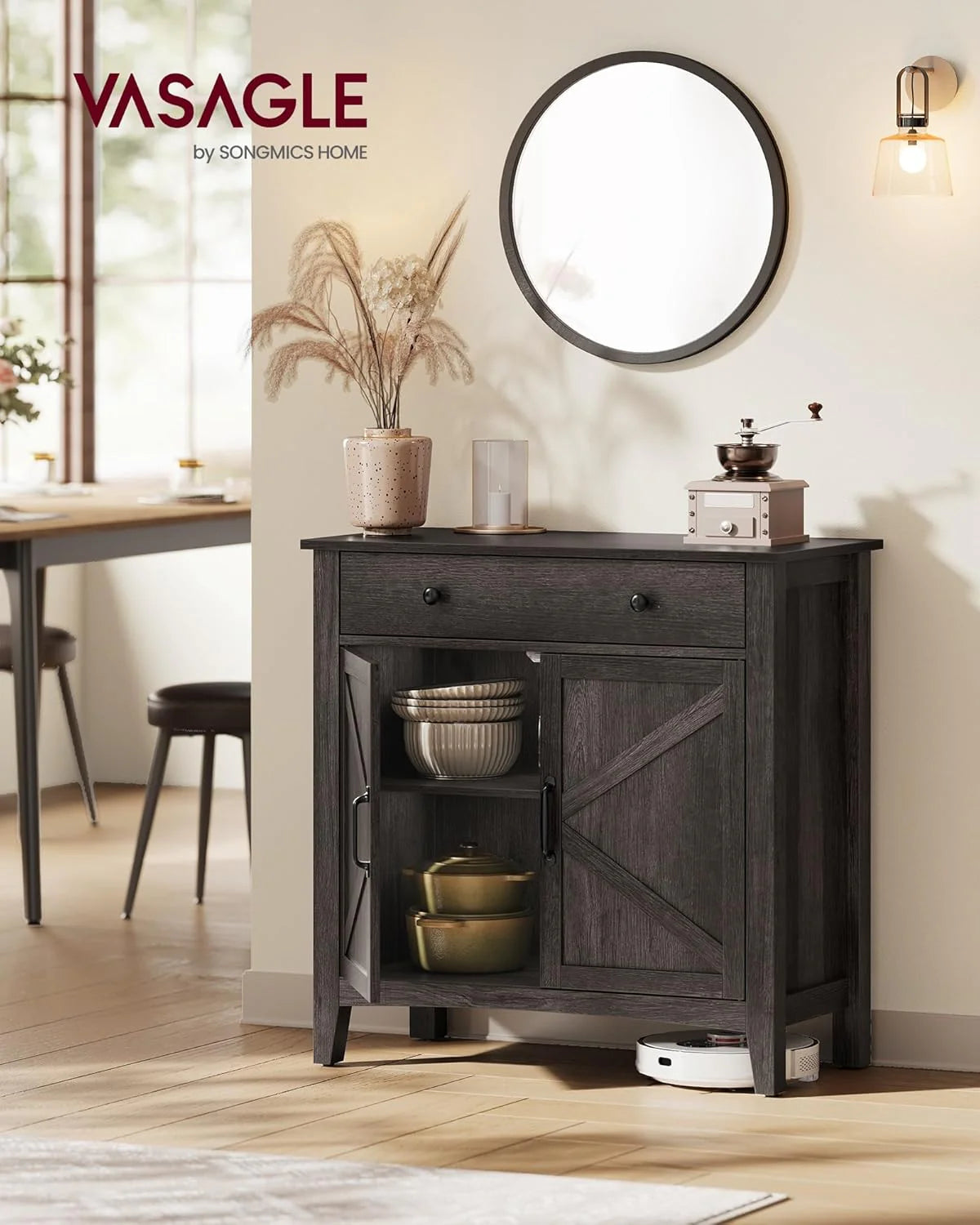 Storage Cabinet Buffet Cabinet with Adjustable Shelves