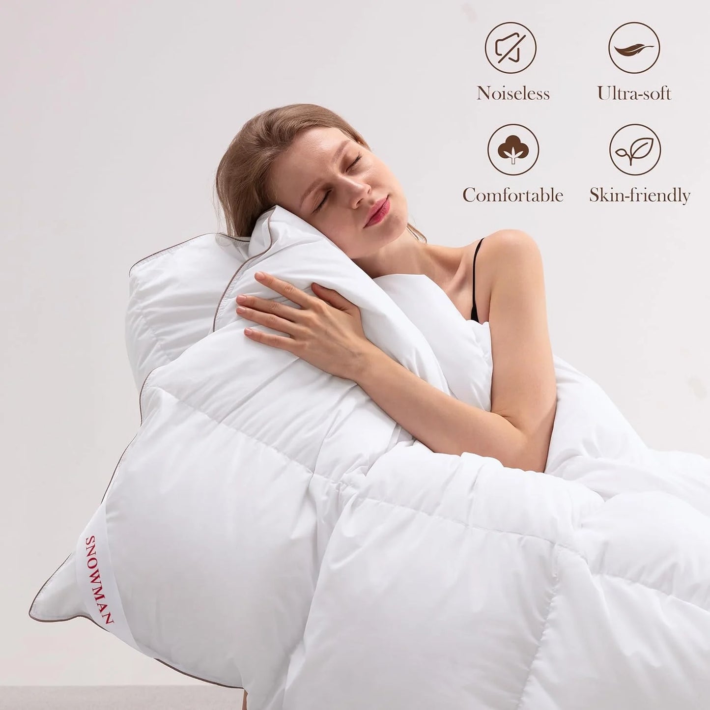 Premium Down Comforter 3D Baffle Box Design