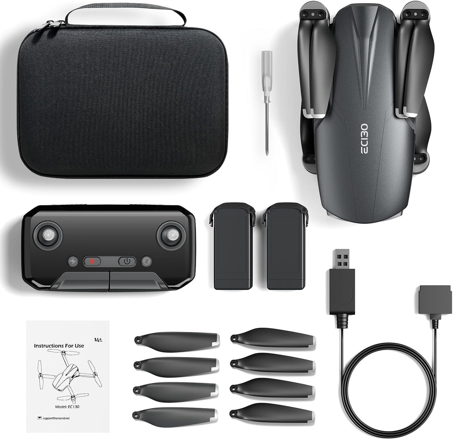 Adult Brushless Motor Drone with Camera, 4K UHD Long Range FPV Video