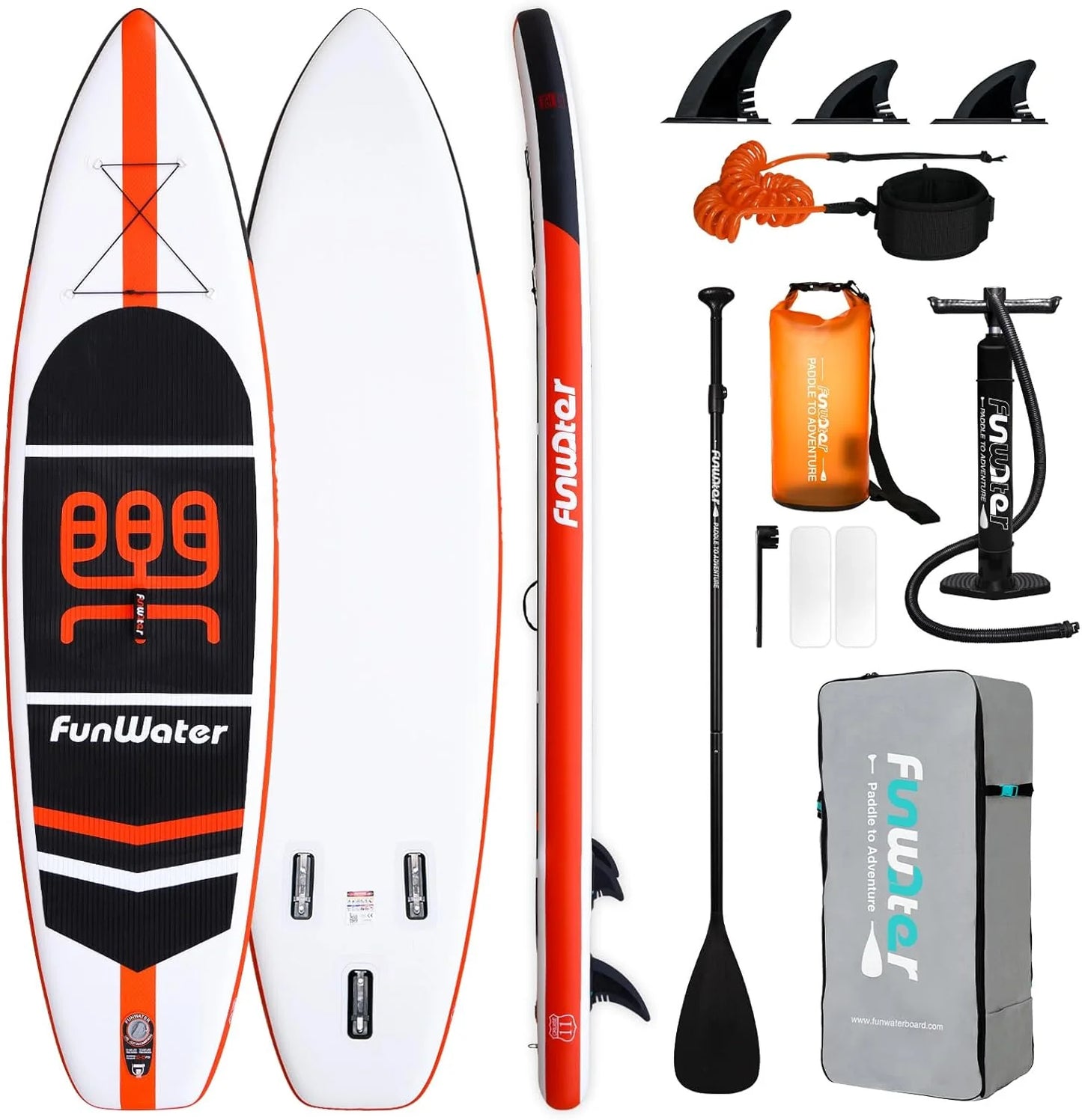FunWater Stand Up Paddle Board Ultralight Inflatable Paddle Board with SUP Accessories