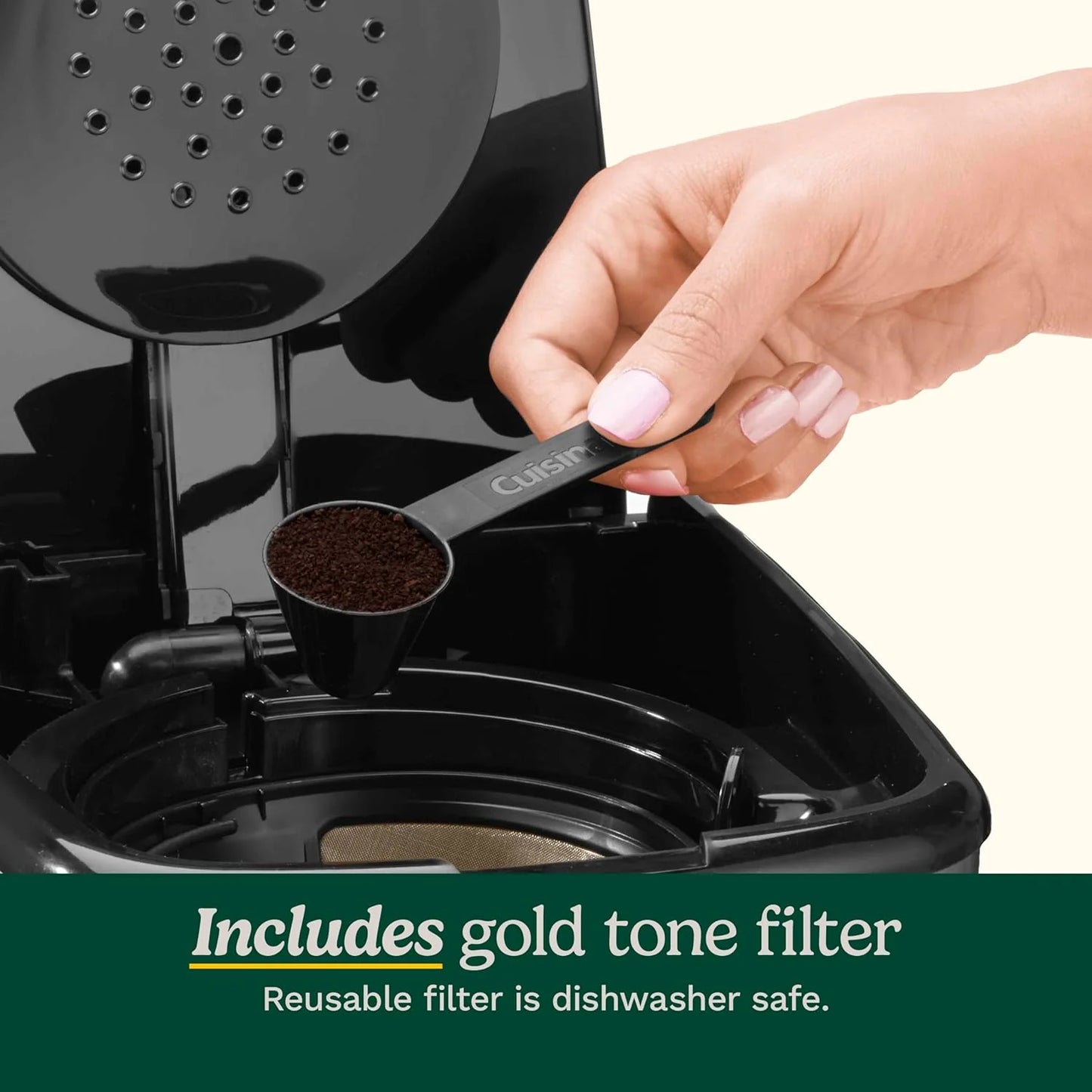 Cuisinart DCC-3200P1 Coffee Maker Fully Automatic with Brew Strength Control