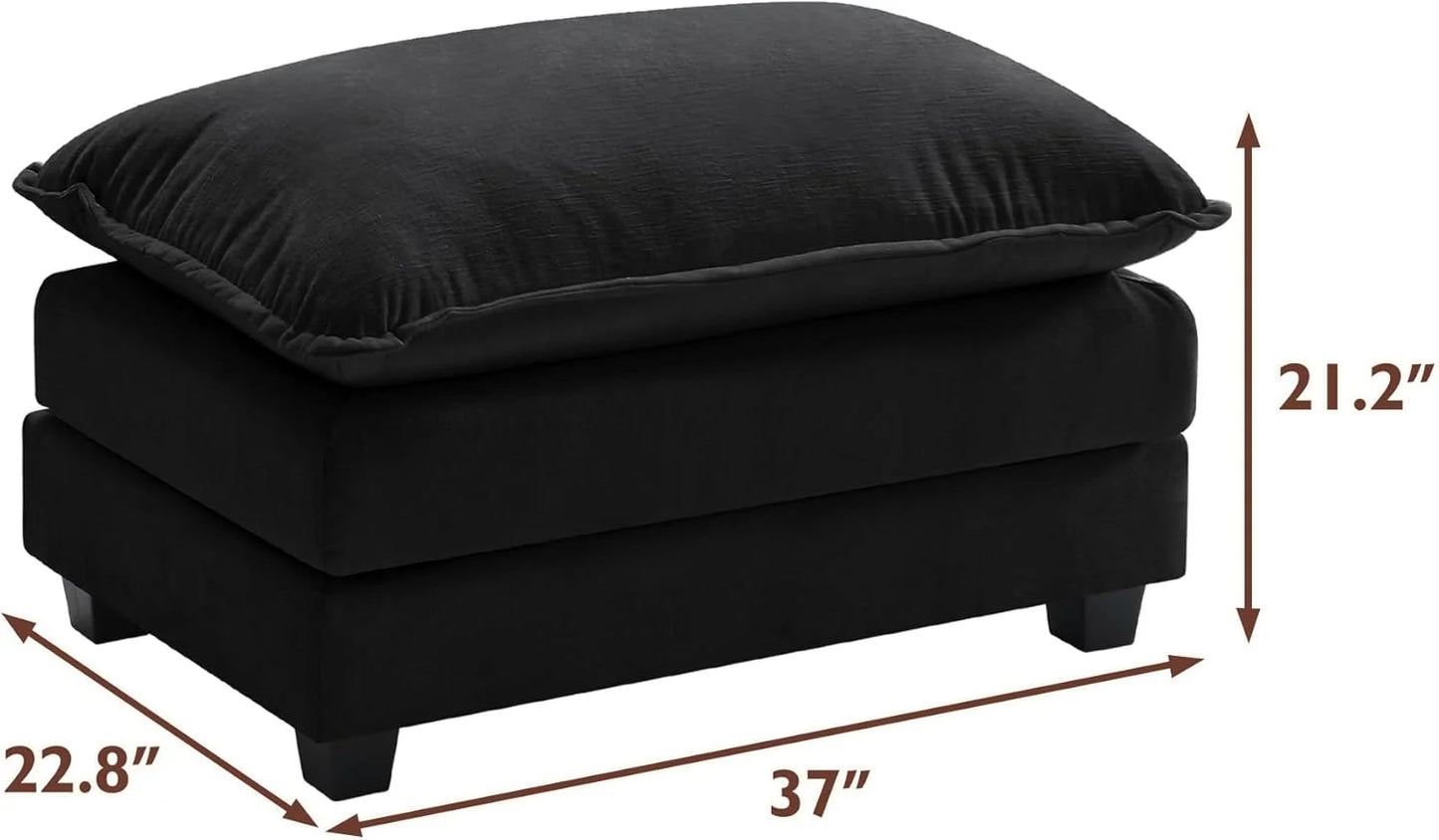 ihanherry 146-inch U-shaped modern sofa modular area cloud sofa