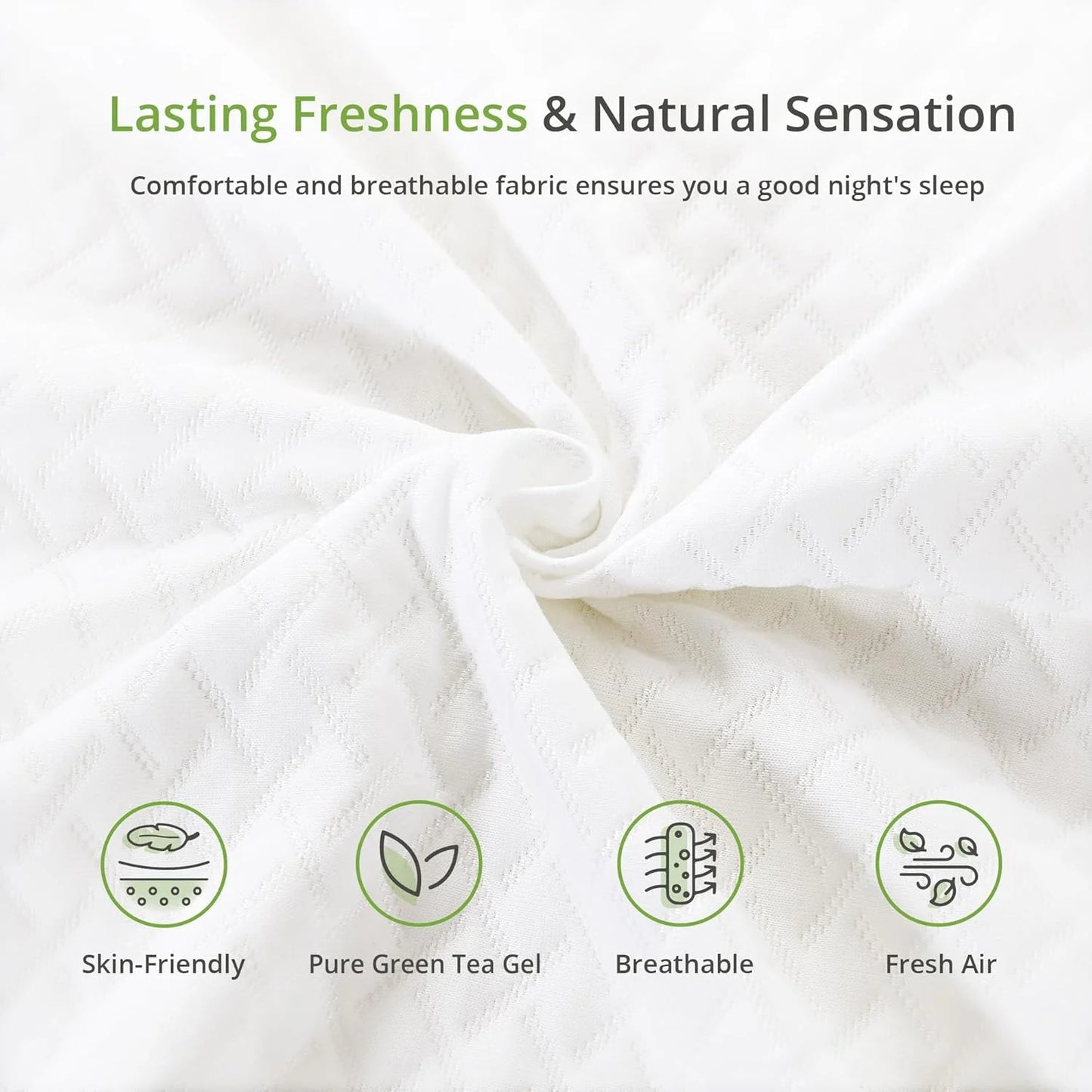 8-inch double mattress with memory foam for medium firm support