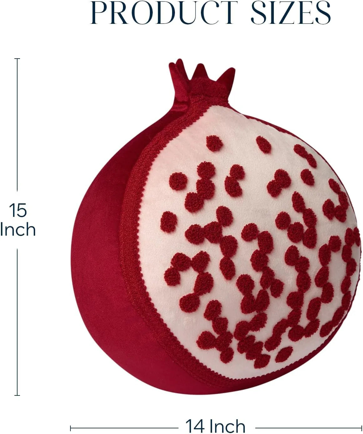 Fruit Shaped Pillows Series Grapefruit Shaped Throw Pillow