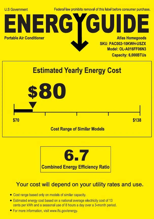 EUHOMY 8,000 BTU Portable Air Conditioners, 4-in-1 Portable AC Unit Up to 350 Sq.Ft, 4 Modes Quiet Air Conditioner with Remote Control, Cool, Fan, Dehumidifier, 24H Timer, Bedroom, Office, Apartments