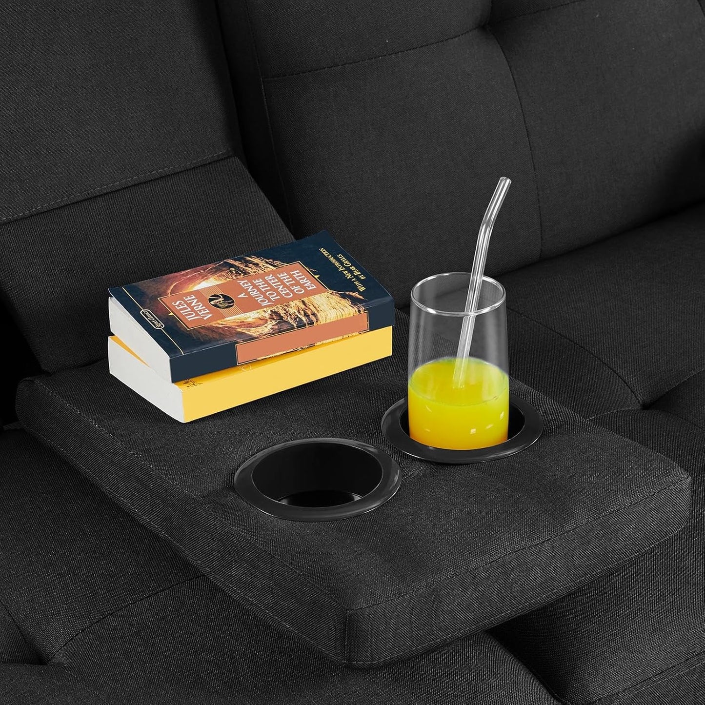 Convertible Sofa Bed Modern Imitation Leather Home Recliner Flip Double Sofa Folding Sofa Bed Guest Bed