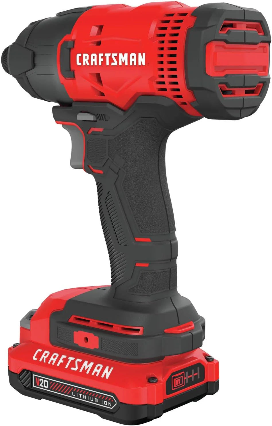 20V MAX Impact Driver Kit, 1/4 Inch, 2,800 RPM, LED Work light, Battery and Charger Included (CMCF800C1)